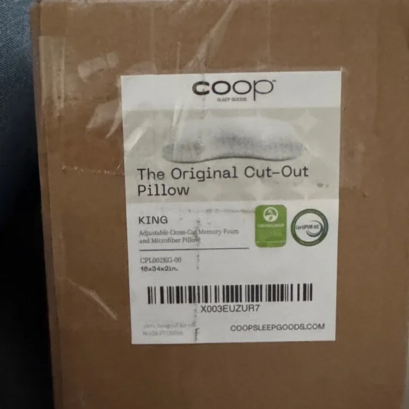 White Extra Oomph Memory Foam Pillow - Picture 11 of 11